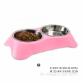 Double Dog Cat Bowls Premium Edelstahl